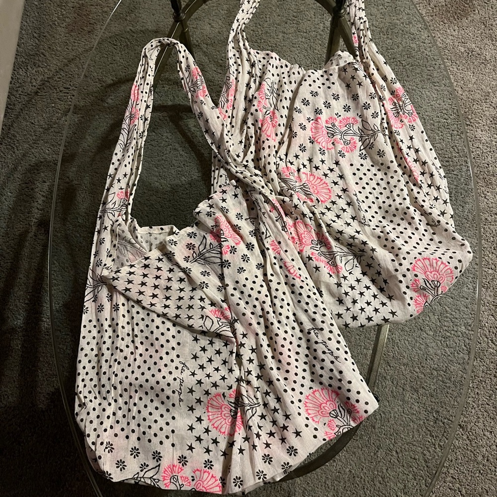 Free People Pink Ruched Relaxed Bags